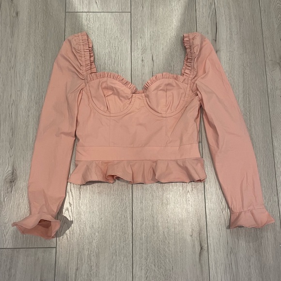 Majorelle Revolve Cropped Long Sleeve - Picture 4 of 15